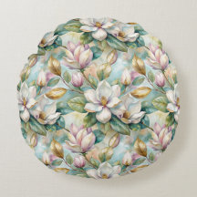 Pattern Elegant Magnolia Flowers