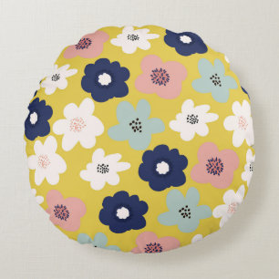 Coussins Ronds Pavot