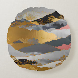 Coussins Ronds Paysage japonais