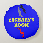 Coussins Ronds Peace Happy Face Spacilit Stars Enfants (Dos)