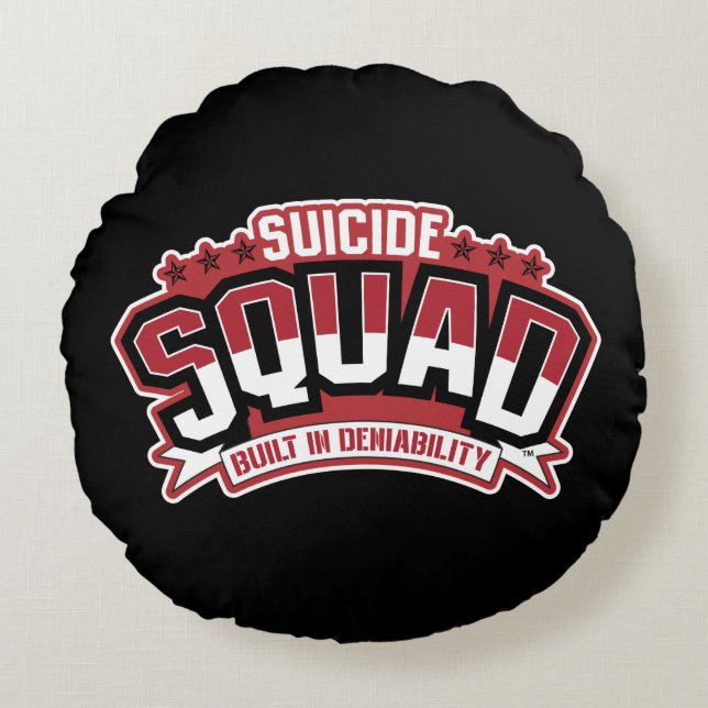 Coussins Ronds Peloton de suicide | construit dans le Deniability (Devant)