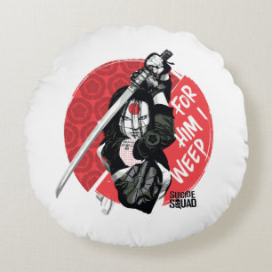 Coussins Ronds Peloton de suicide   Katana "pour lui que je