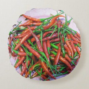 Coussins Ronds Peppers à l'oeil d'oiseaux