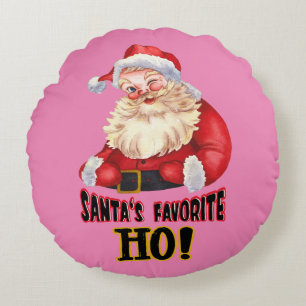 Coussins Ronds Père Noël - Ho favori