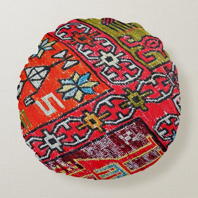 Coussins Ronds Perse antique, Motif, Moquette (Devant)