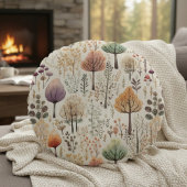 Coussins Ronds Personalized Woodland Cozy Cabin