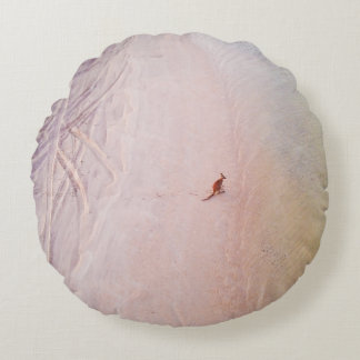 COUSSINS RONDS PERSONNE SUR LA PLAGE