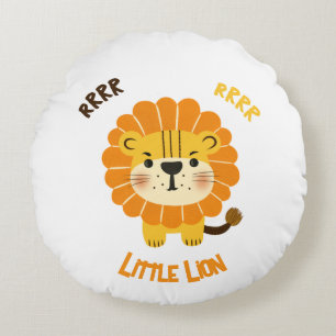 Coussins Ronds Petit lion