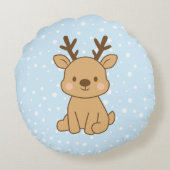 Coussins Ronds Petit renne (Dos)