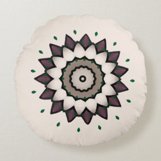 Coussins Ronds Petite impression Coffee Star