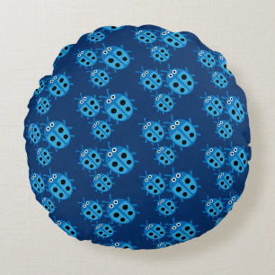 Coussins Ronds Petits enfants coccinelle