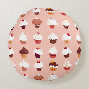 Coussins Ronds Petits gâteaux