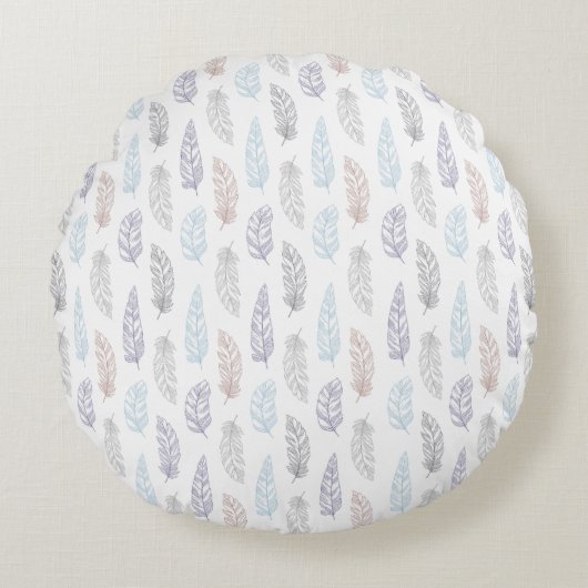 COUSSINS RONDS PEUR MOTIF PASTEL CUSHION (Devant)