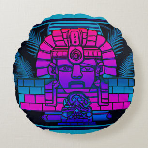 Coussins Ronds Pharaon Synthwave