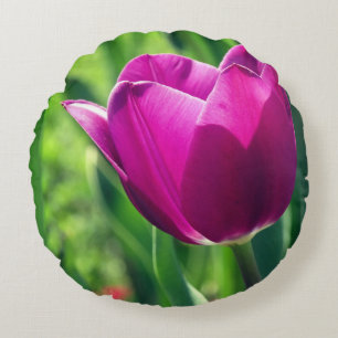 Coussins Ronds Photo de fleur de tulipe