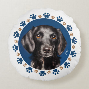 Coussins Ronds Photo de ton animal de compagnie  