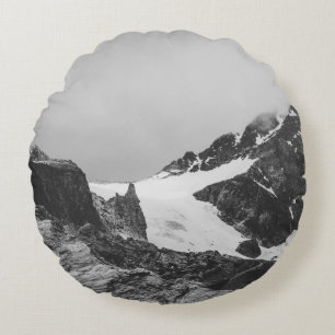 COUSSINS RONDS PHOTOGRAPHIE DE LA MONTAGNE DE LA COUVERTURE DE NE