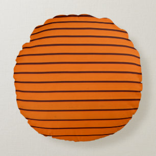 Coussins Ronds Photographie minimaliste de mur orange