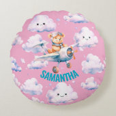 Coussins Ronds Pilote Teddy Pillow (Devant)