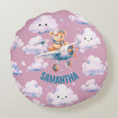 Coussins Ronds Pilote Teddy Pillow (Dos)