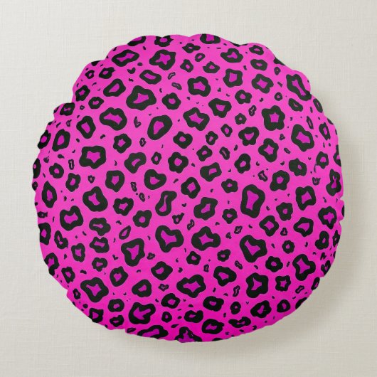 Coussins Ronds Pink rock girafe (Devant)