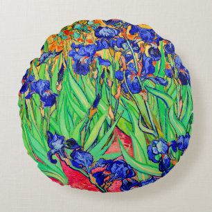 Coussins Ronds PixDezines van gogh iris/st. remy
