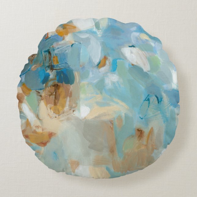 Coussins Ronds Plage d'étincelle (Devant)