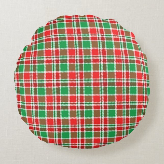 Coussins Ronds Plaid de Fêtes (Devant)