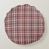 Coussins Ronds Plaid de Marsala en Bourgogne (Dos)