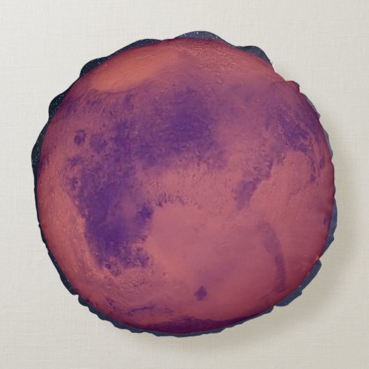 Coussins Ronds Planète Mars (Dos)