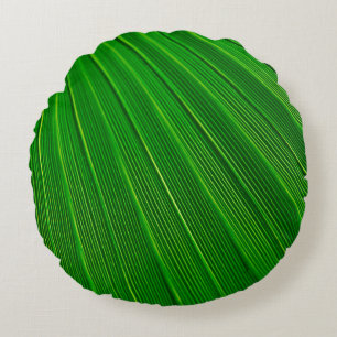 Coussins Ronds Plante feuille arrière - plan vert