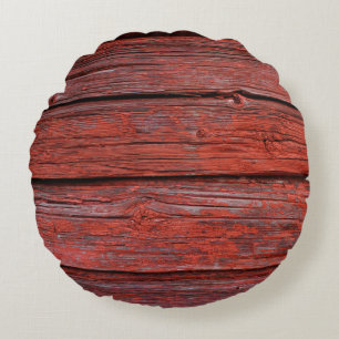 Coussins Ronds Plaque Brown en bois