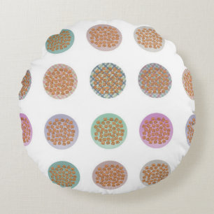 Coussins Ronds Plaques de Pretzel