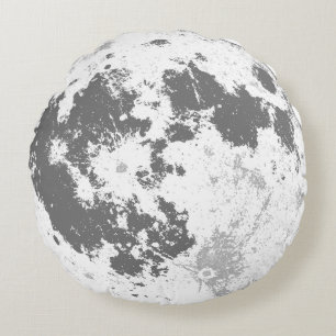 Coussins Ronds Pleine lune Supermoon lumineux