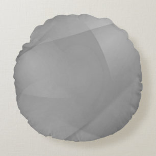 Coussins Ronds Plis Gris Délicats