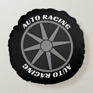 Coussins Ronds Pneu de voiture de course