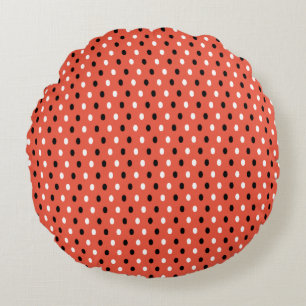 Coussins Ronds Points de polka -