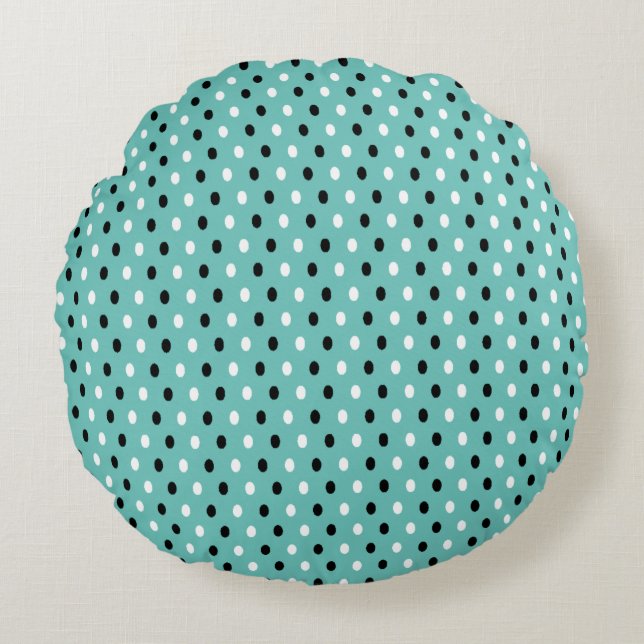 Coussins Ronds Points Polka - (Devant)