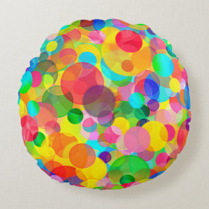 Coussins Ronds POINTS RONDES DE LA Fête CKC LANCE PILLOW