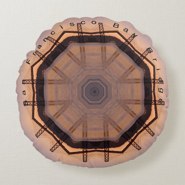 Coussins Ronds Pont de San Francisco (Devant)