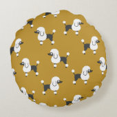 Coussins Ronds Poodle (Dos)