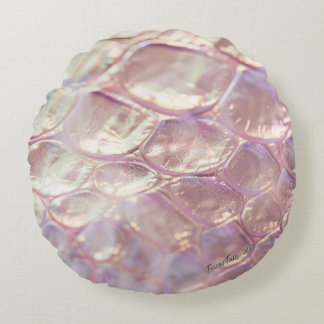 Coussins Ronds poster de animal rose et lisse 3D #2