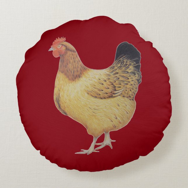 Coussins Ronds Poulet 2012 (Dos)
