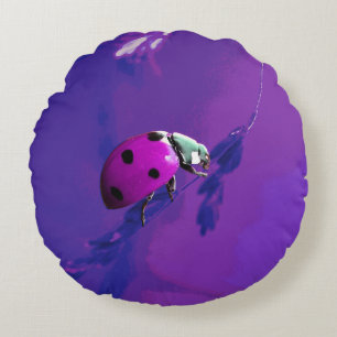 Coussins Ronds Poupée Ladybug