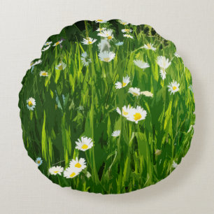 Coussins Ronds pré fleuri