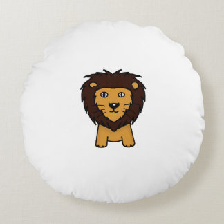 Coussins Ronds Précieux Little One - Lion rond Pilow