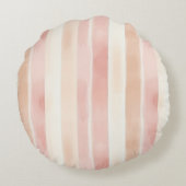 Coussins Ronds Pretty Pink Butterflies Baby Shower (Dos)