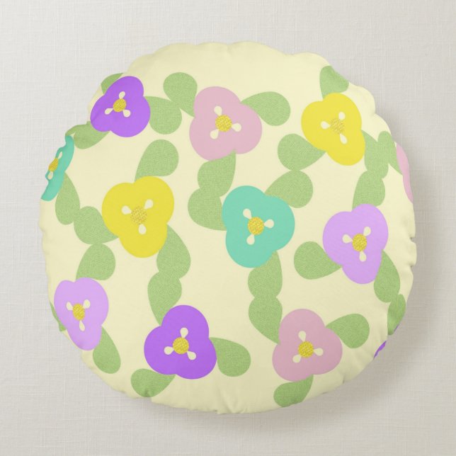 Coussins Ronds Printemps (Devant)