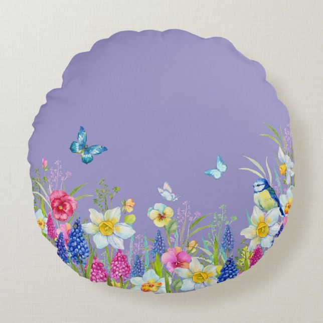 Coussins Ronds Printemps (Devant)