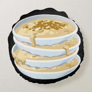 Coussins Ronds Prise d'applet Glitch Food
